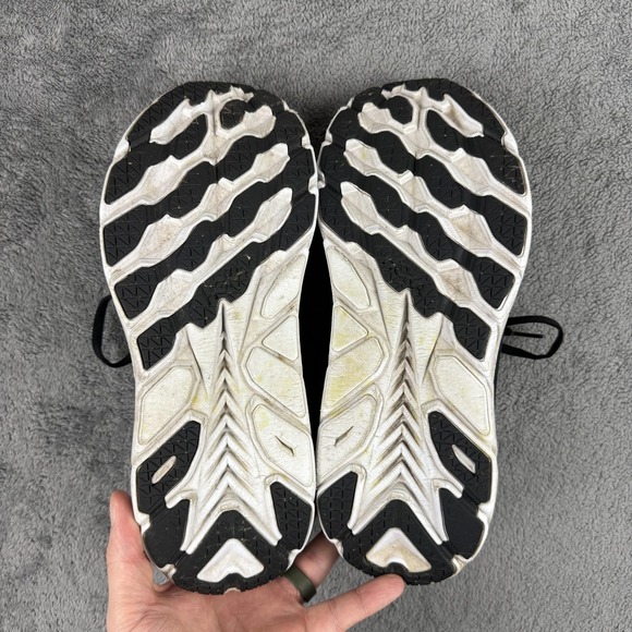 Hoka One One Clifton 8 Shoes Womens Size 9.5B Black Running Sneakers Athletic - Picture 8 of 11